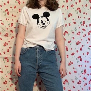 Vintage Mickey Mouse ringer tee